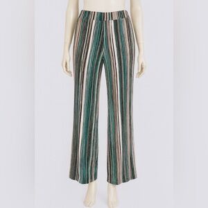 JM Collection Multicolor Striped Wide-Leg Pants